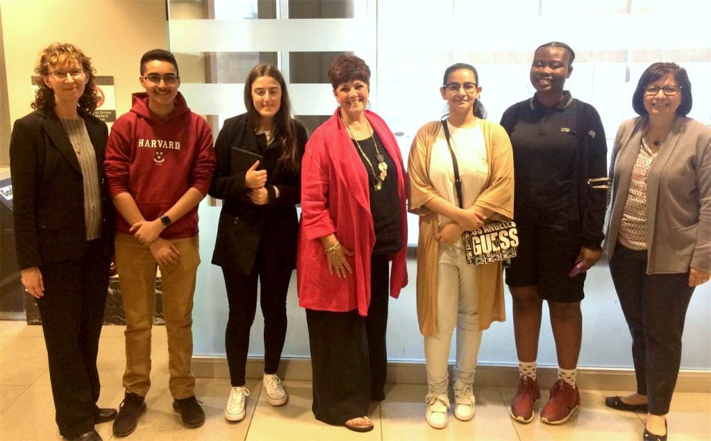 Donna MacKenzie, Kris C., Dragana D., Justice Milanetti, Wajmah S., Ebun Soneye, Patricia Valeri-Tortis